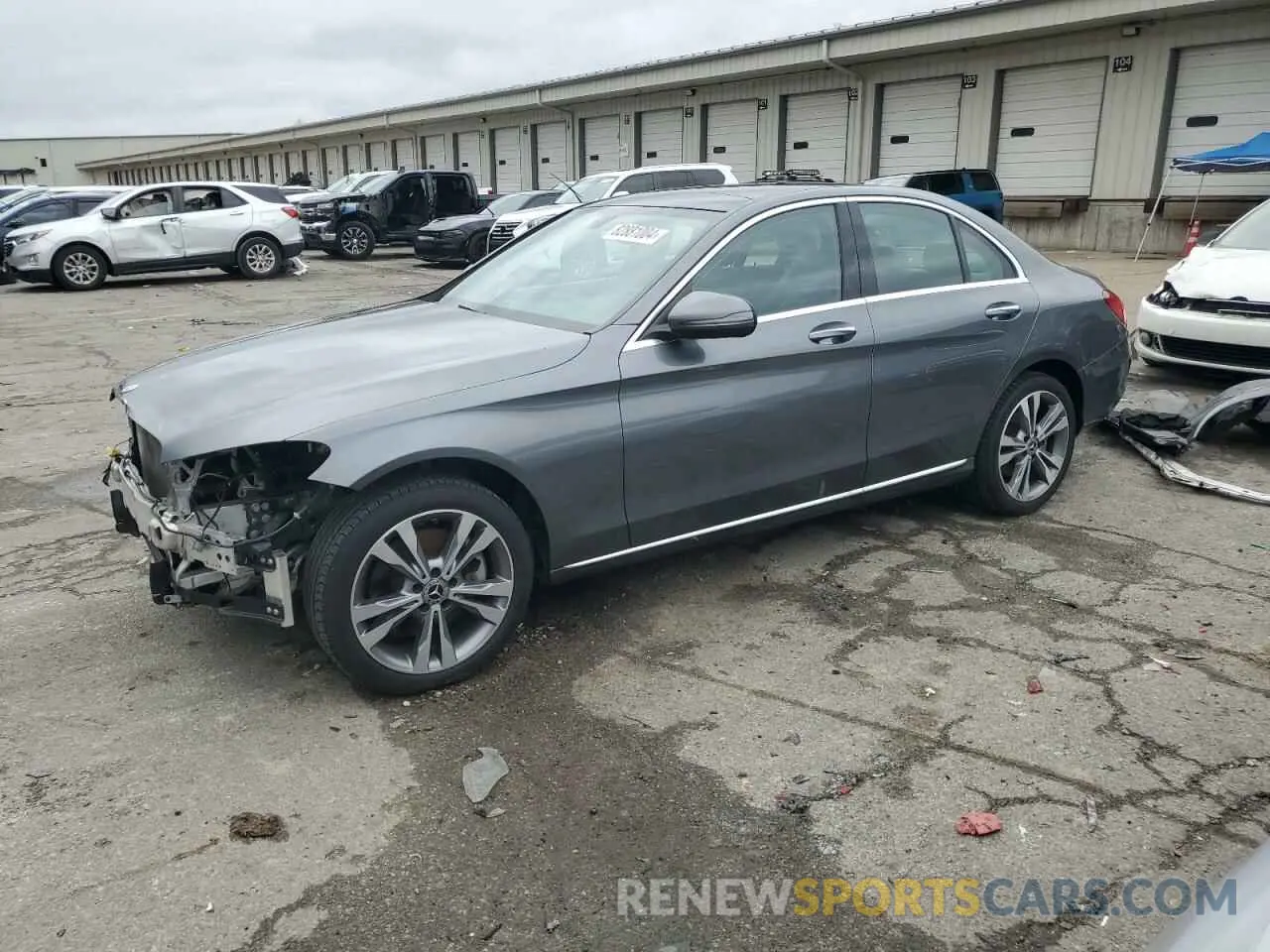 1 Фотография поврежденного автомобиля W1KWF8EB9LR602130 MERCEDES-BENZ C-CLASS 2020