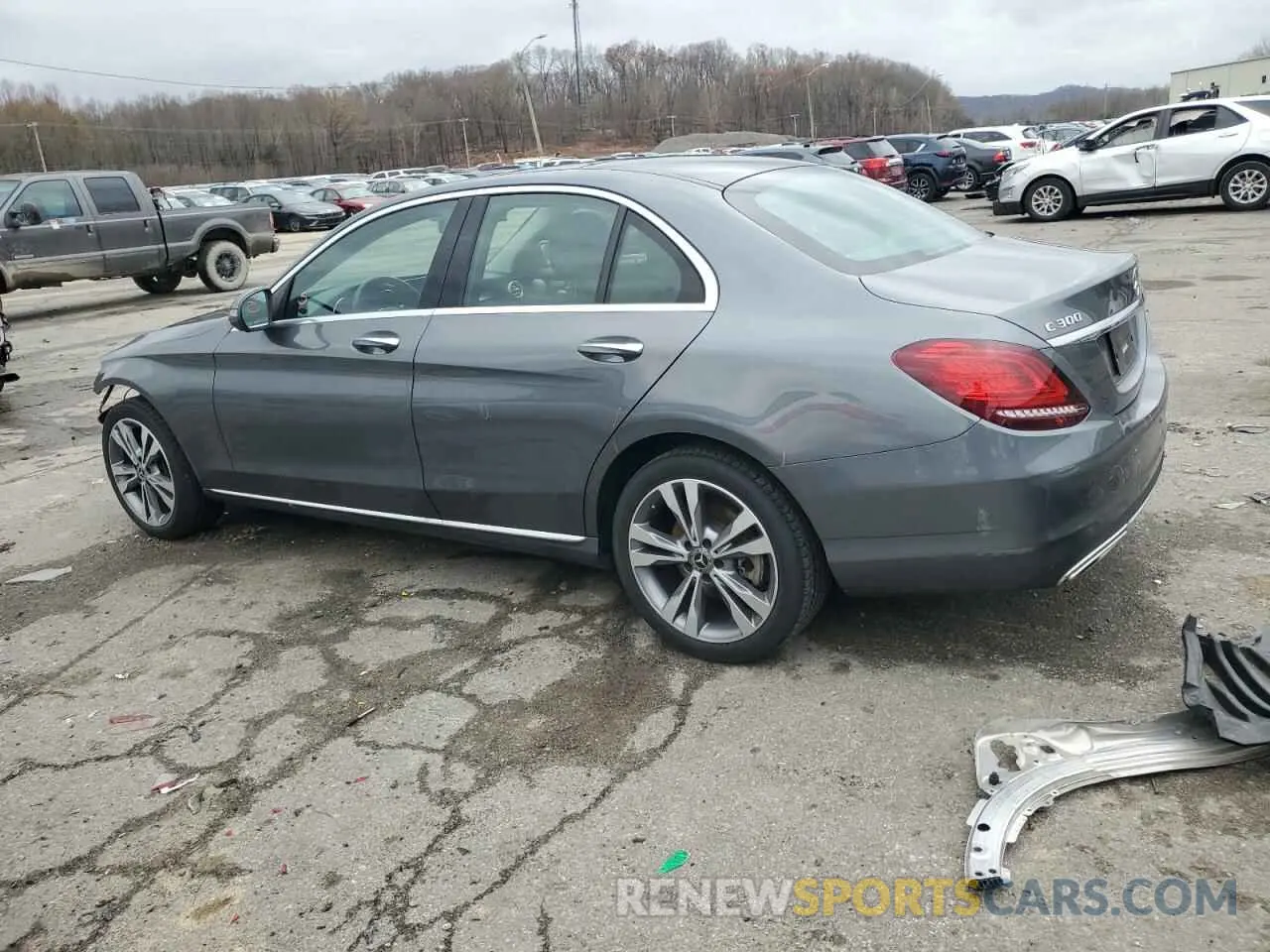 2 Фотография поврежденного автомобиля W1KWF8EB9LR602130 MERCEDES-BENZ C-CLASS 2020