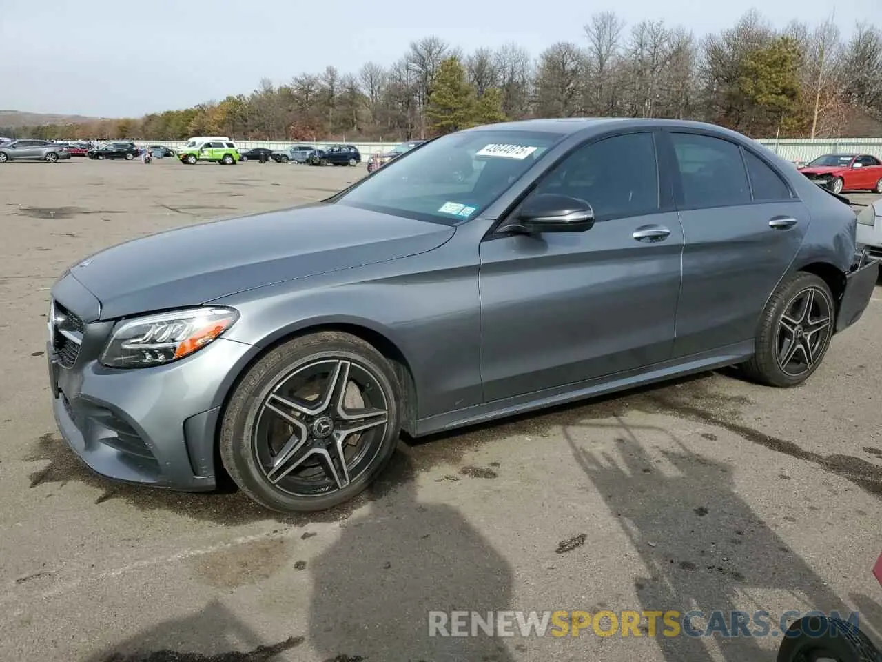 1 Photograph of a damaged car W1KWF8EBXLR573639 MERCEDES-BENZ C-CLASS 2020