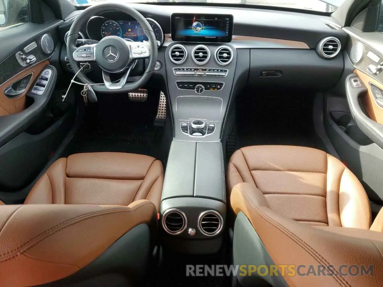 8 Photograph of a damaged car W1KWF8EBXLR573639 MERCEDES-BENZ C-CLASS 2020