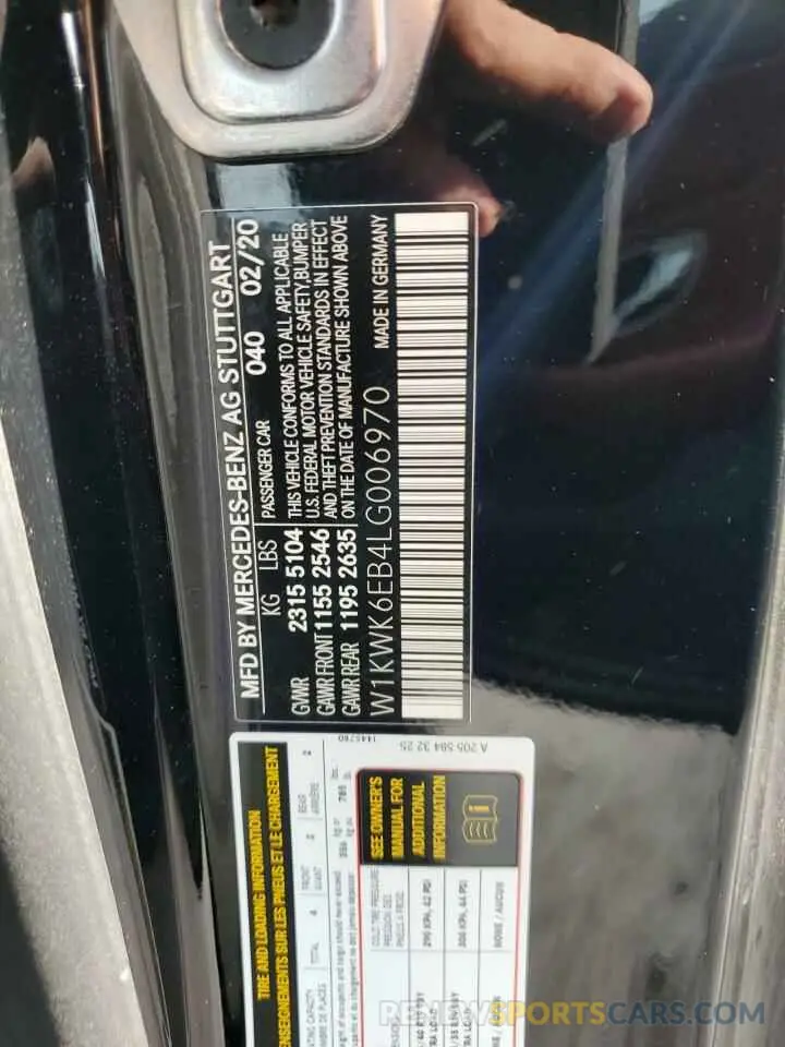 13 Photograph of a damaged car W1KWK6EB4LG006970 MERCEDES-BENZ C-CLASS 2020