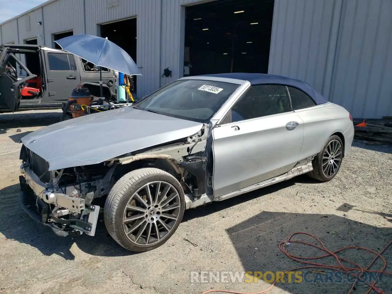 1 Photograph of a damaged car W1KWK8DB3LG003622 MERCEDES-BENZ C-CLASS 2020