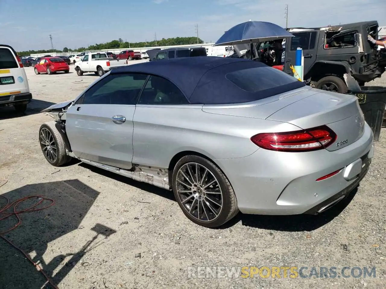 2 Photograph of a damaged car W1KWK8DB3LG003622 MERCEDES-BENZ C-CLASS 2020