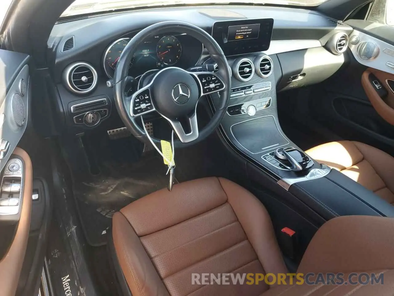 8 Фотография поврежденного автомобиля W1KWK8EB2LG010981 MERCEDES-BENZ C-CLASS 2020