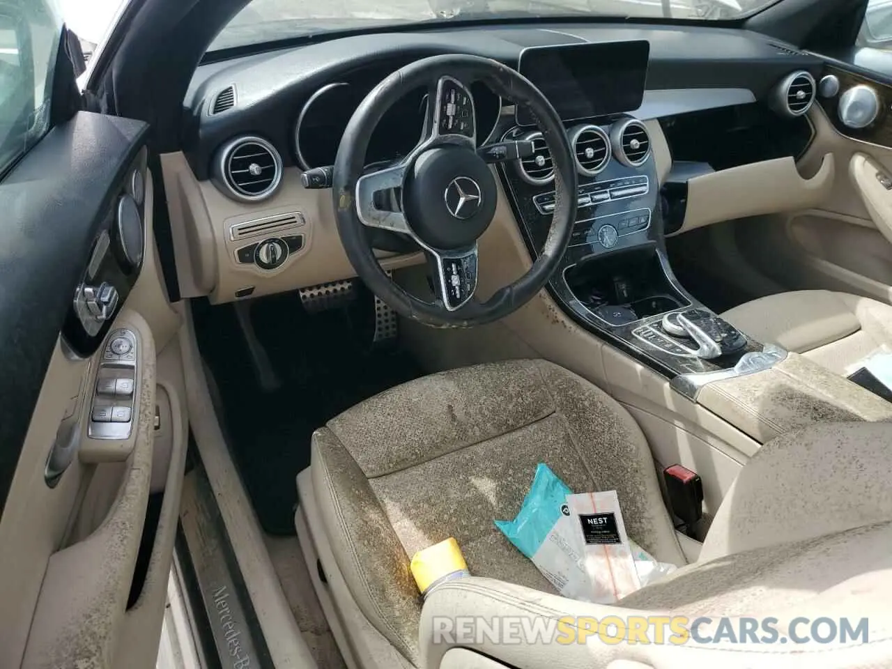 8 Фотография поврежденного автомобиля W1KWK8EBXLF983483 MERCEDES-BENZ C-CLASS 2020