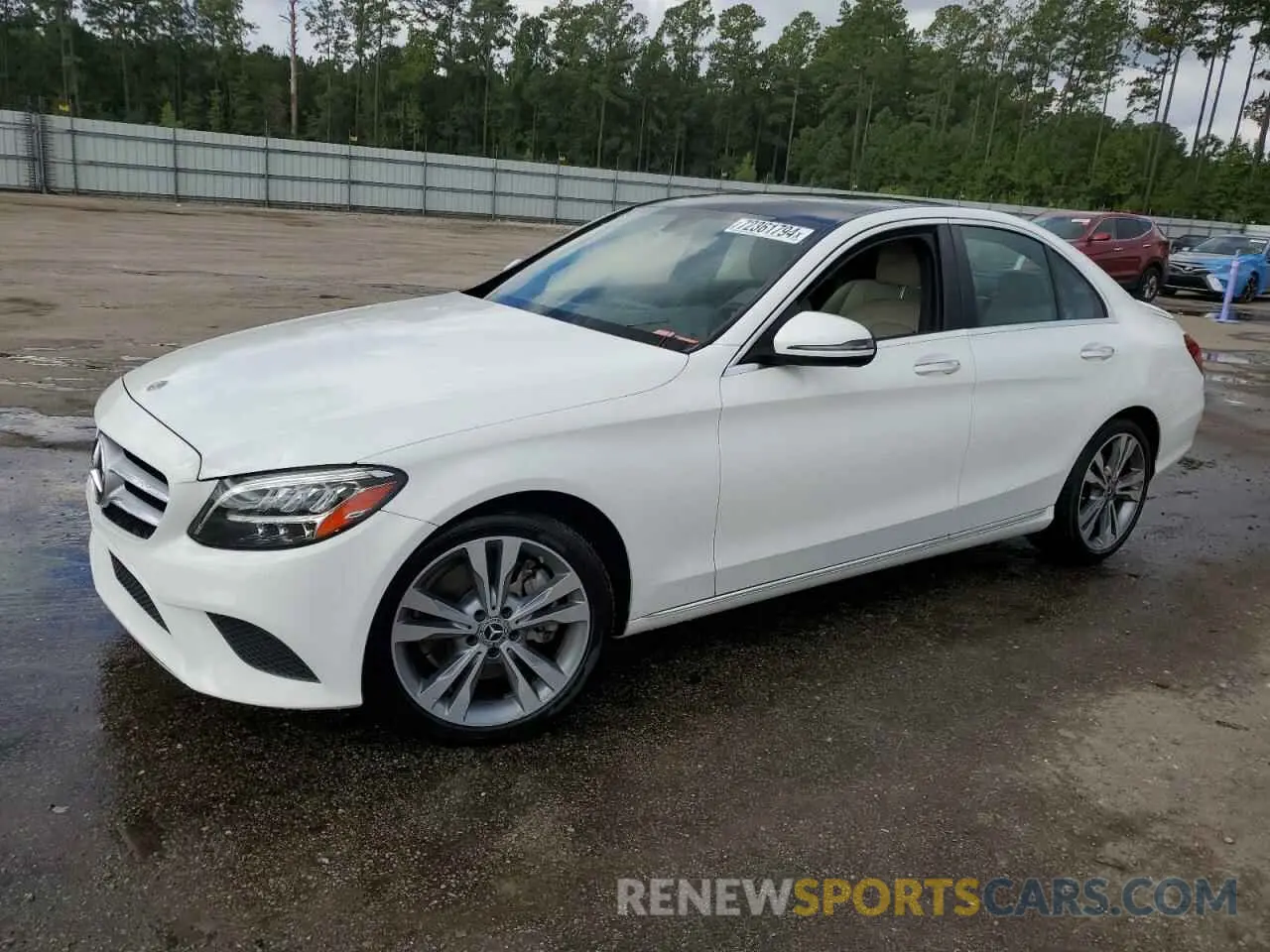 1 Photograph of a damaged car WDDWF8DB1LR526808 MERCEDES-BENZ C-CLASS 2020