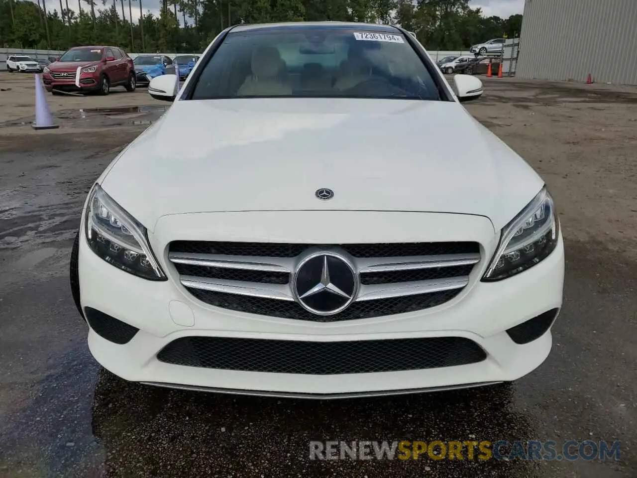 5 Photograph of a damaged car WDDWF8DB1LR526808 MERCEDES-BENZ C-CLASS 2020