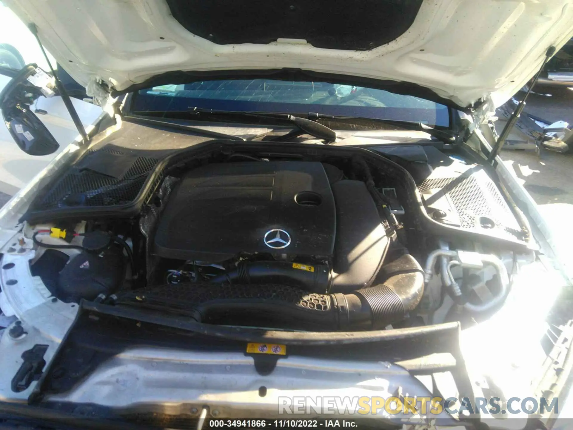 10 Фотография поврежденного автомобиля WDDWF8DB1LR544970 MERCEDES-BENZ C-CLASS 2020