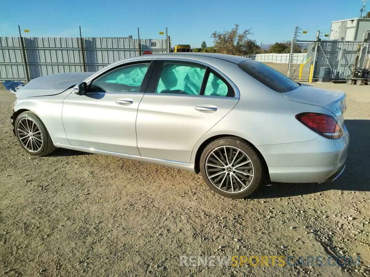 2 Photograph of a damaged car WDDWF8DB2LR549692 MERCEDES-BENZ C-CLASS 2020