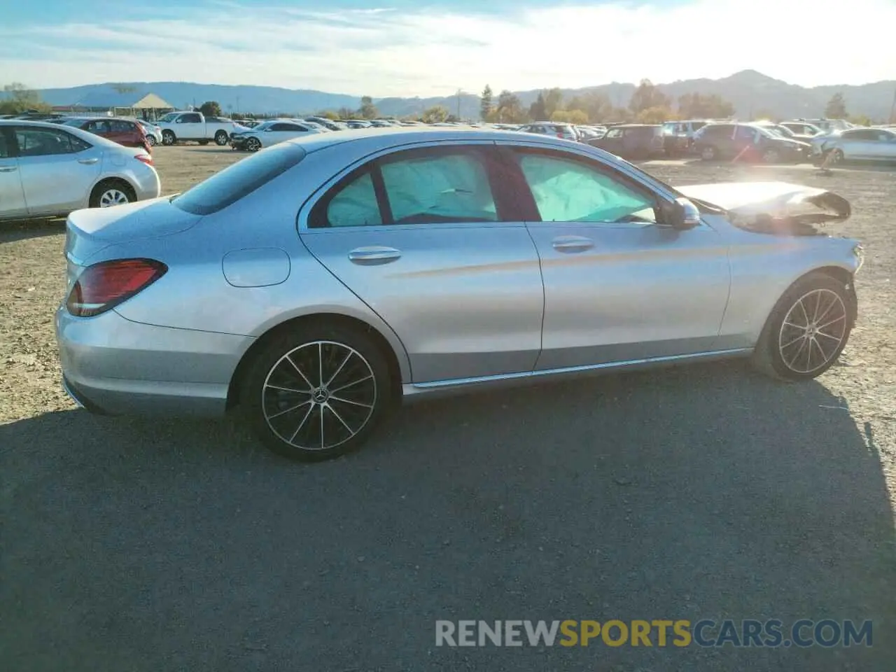 3 Photograph of a damaged car WDDWF8DB2LR549692 MERCEDES-BENZ C-CLASS 2020