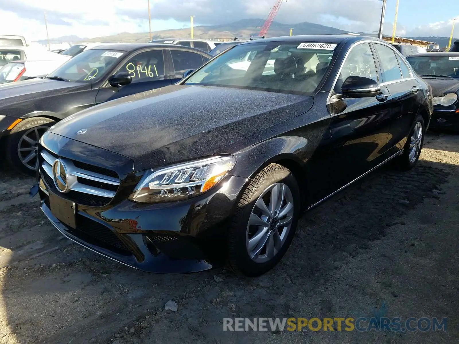 2 Photograph of a damaged car WDDWF8DB3LR557705 MERCEDES-BENZ C CLASS 2020
