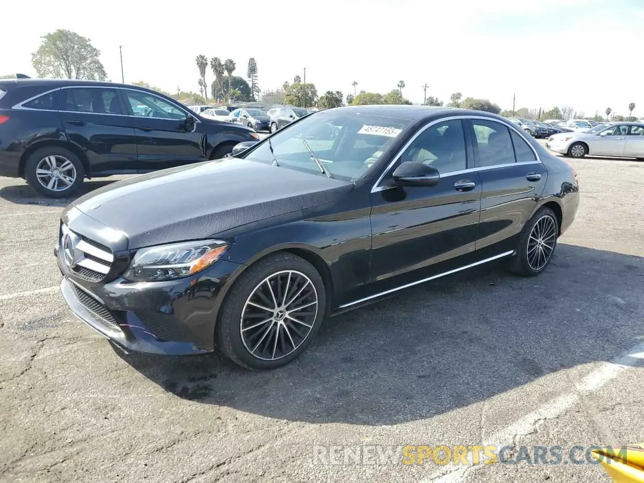 1 Photograph of a damaged car WDDWF8DB4LR525698 MERCEDES-BENZ C-CLASS 2020