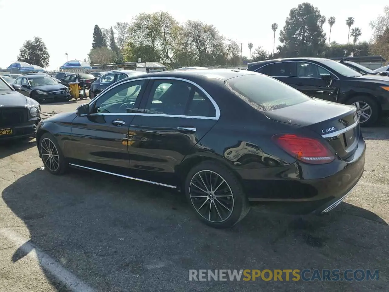 2 Photograph of a damaged car WDDWF8DB4LR525698 MERCEDES-BENZ C-CLASS 2020