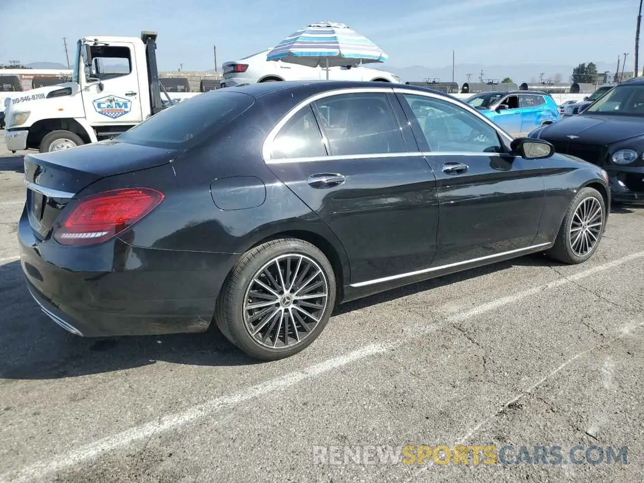 3 Photograph of a damaged car WDDWF8DB4LR525698 MERCEDES-BENZ C-CLASS 2020