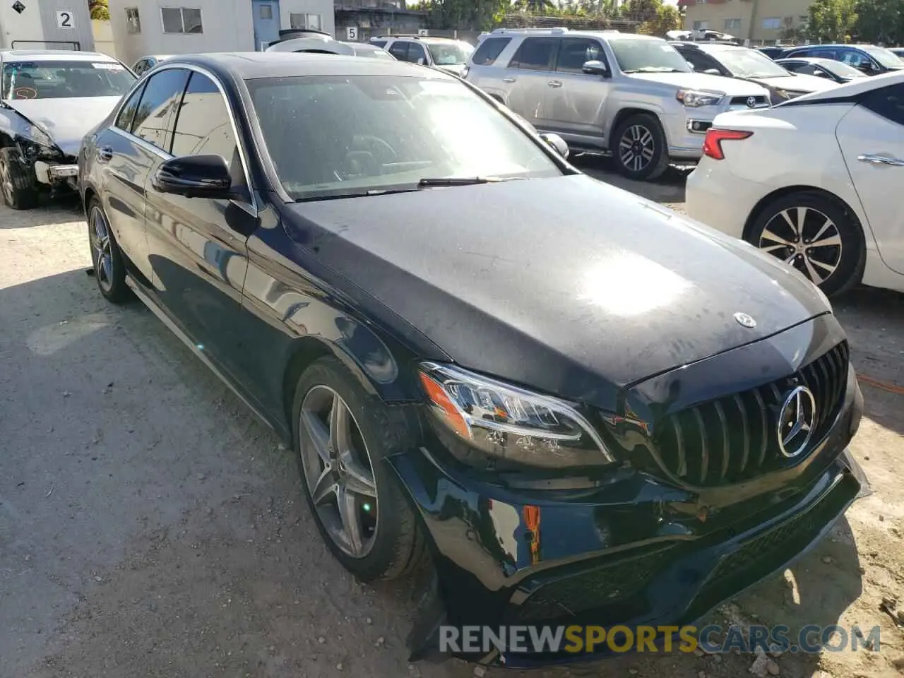 1 Photograph of a damaged car WDDWF8DB4LR526754 MERCEDES-BENZ C-CLASS 2020