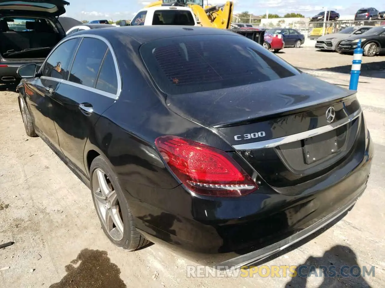 3 Photograph of a damaged car WDDWF8DB4LR526754 MERCEDES-BENZ C-CLASS 2020