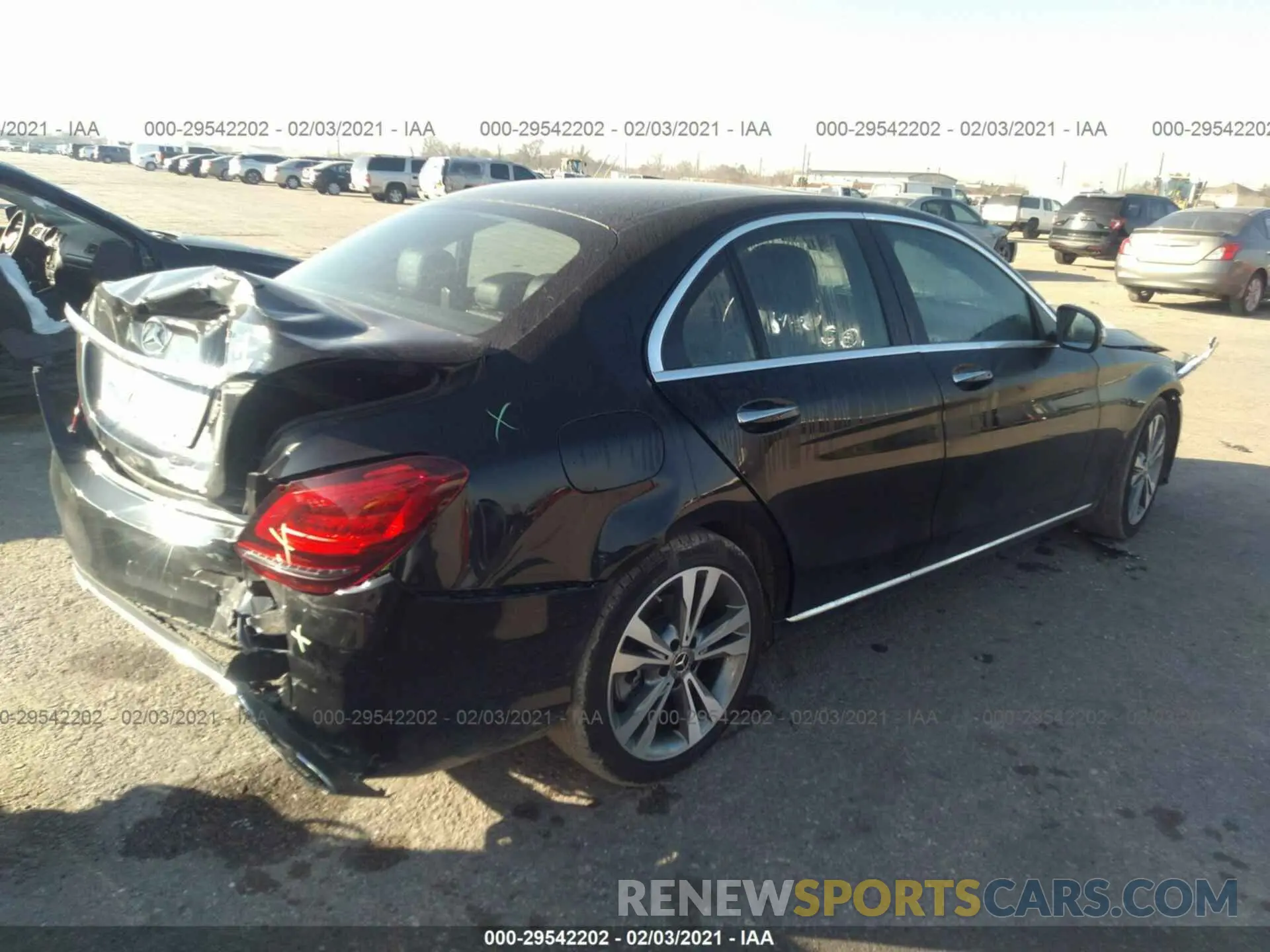 4 Photograph of a damaged car WDDWF8DB5LR543028 MERCEDES-BENZ C-CLASS 2020