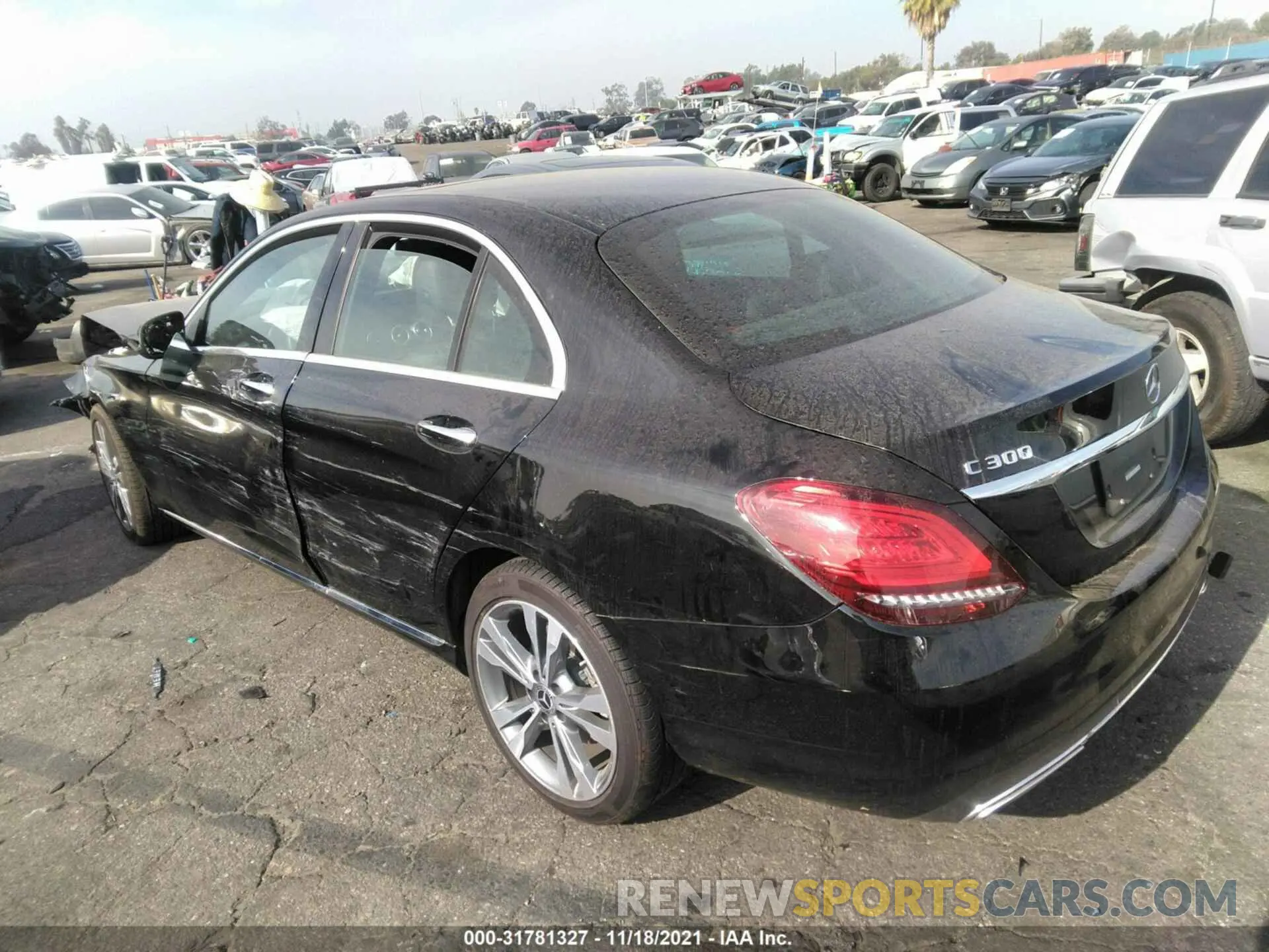 3 Photograph of a damaged car WDDWF8DB7LR547002 MERCEDES-BENZ C-CLASS 2020