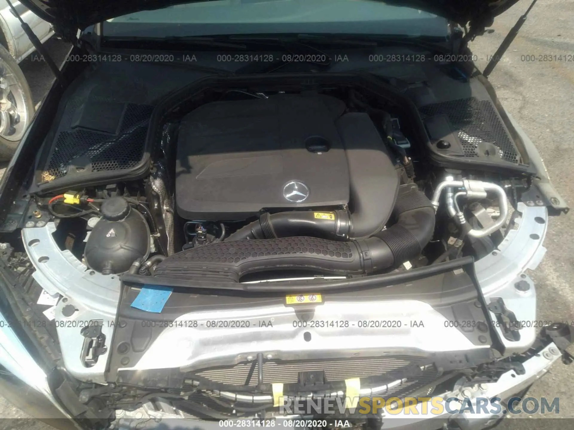 10 Photograph of a damaged car WDDWF8DB8LR558722 MERCEDES-BENZ C-CLASS 2020