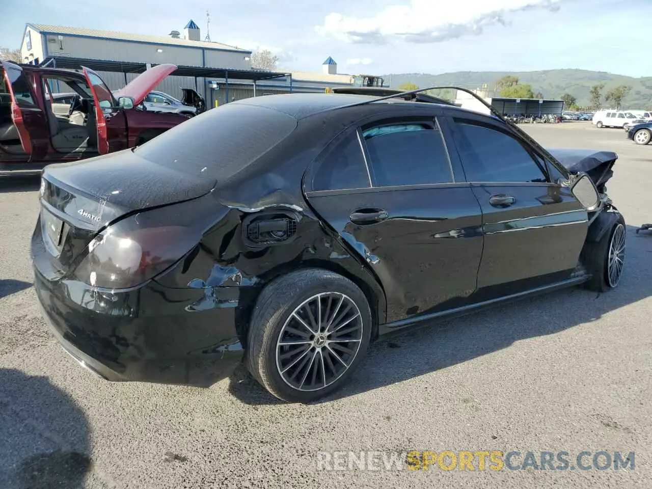 3 Photograph of a damaged car WDDWF8EB0LR540472 MERCEDES-BENZ C-CLASS 2020