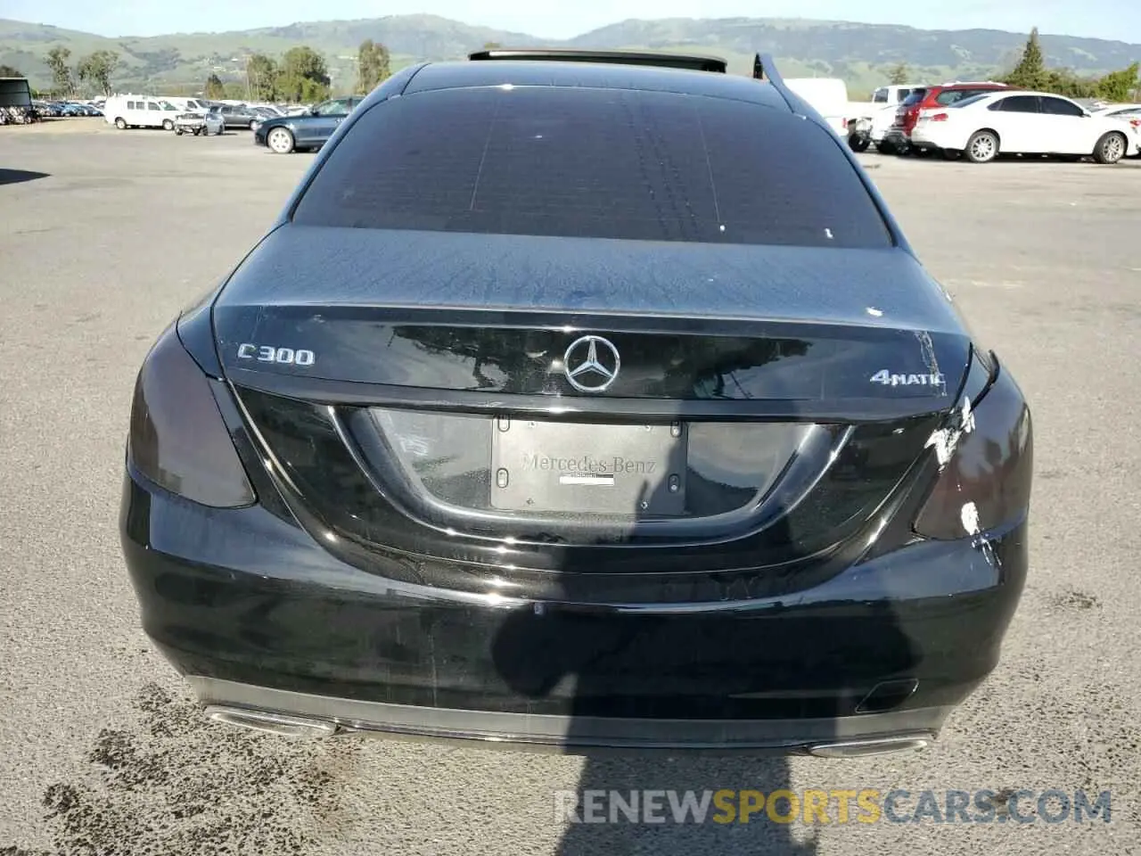 6 Photograph of a damaged car WDDWF8EB0LR540472 MERCEDES-BENZ C-CLASS 2020