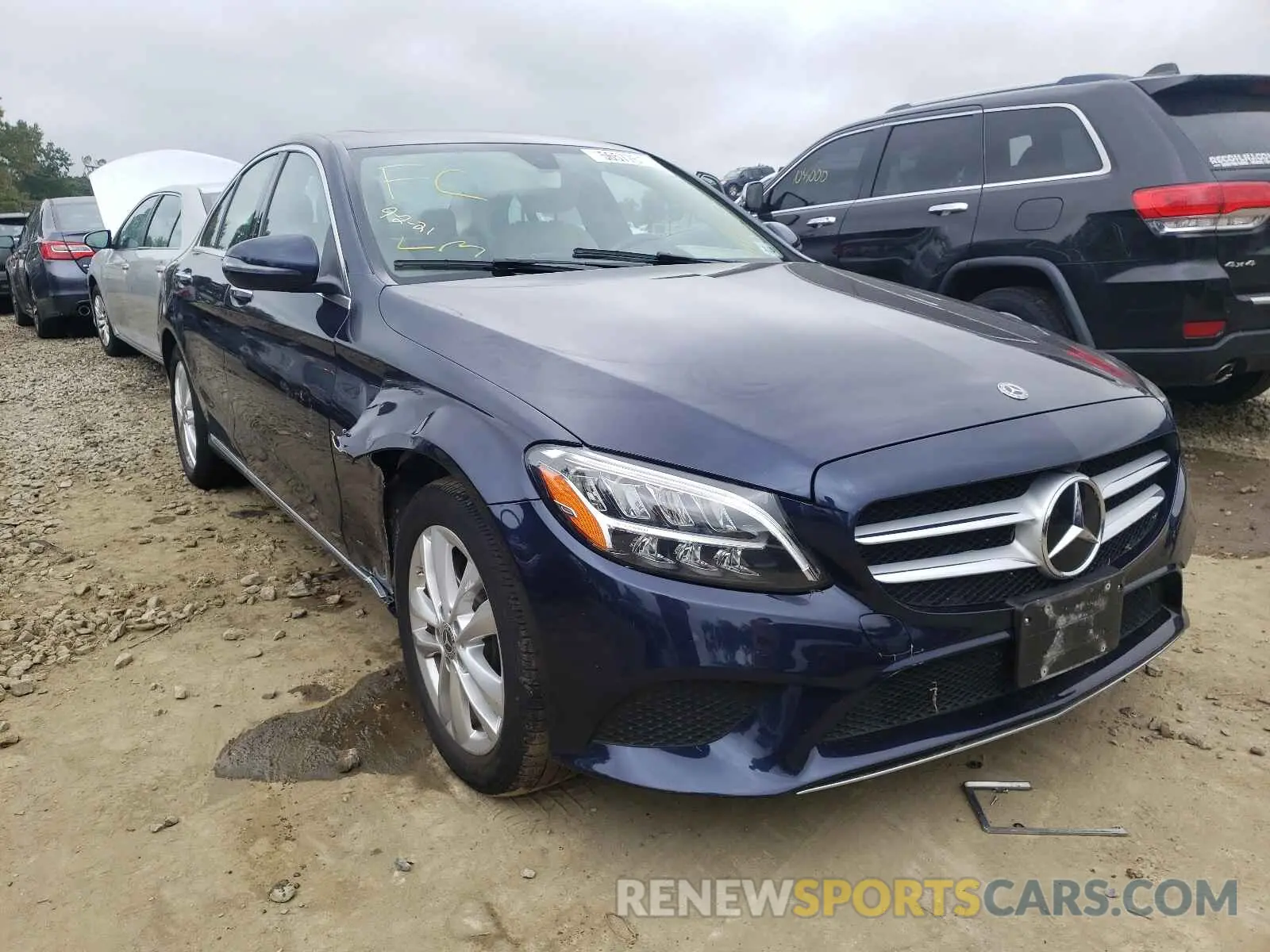 1 Photograph of a damaged car WDDWF8EB0LR550046 MERCEDES-BENZ C-CLASS 2020