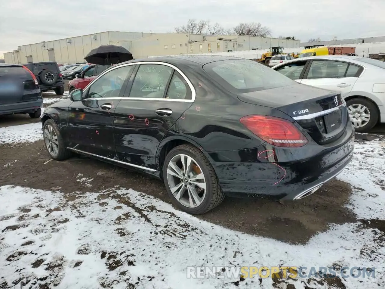 2 Фотография поврежденного автомобиля WDDWF8EB1LR529898 MERCEDES-BENZ C-CLASS 2020