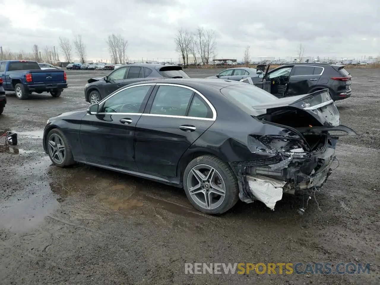 2 Фотография поврежденного автомобиля WDDWF8EB2LR544121 MERCEDES-BENZ C-CLASS 2020