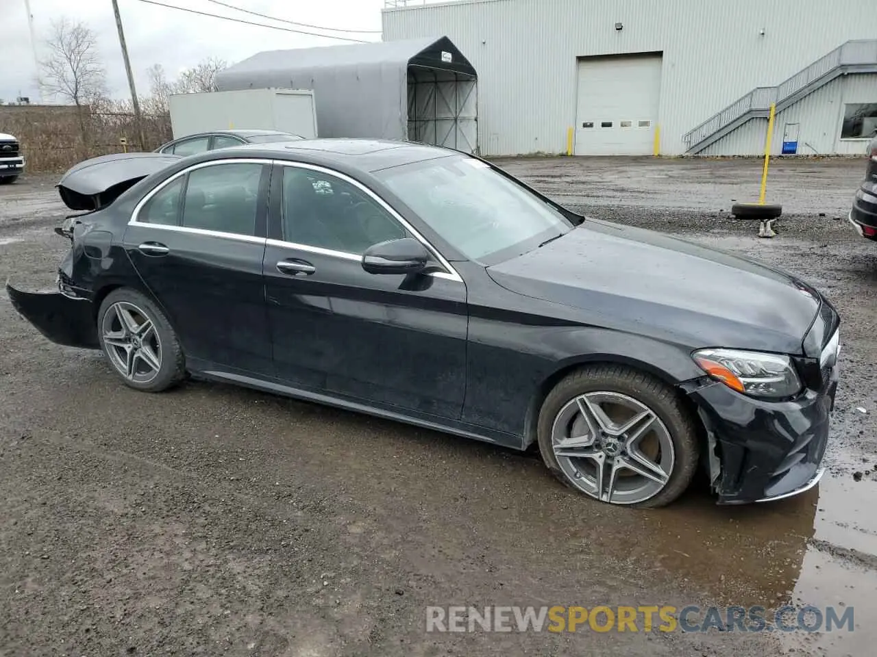 4 Фотография поврежденного автомобиля WDDWF8EB2LR544121 MERCEDES-BENZ C-CLASS 2020