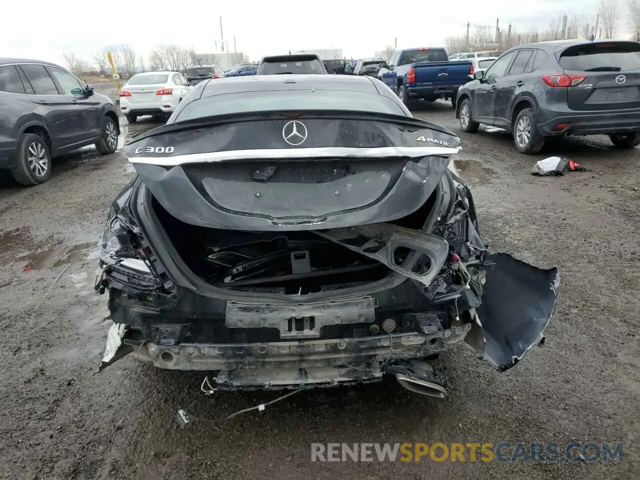 6 Фотография поврежденного автомобиля WDDWF8EB2LR544121 MERCEDES-BENZ C-CLASS 2020