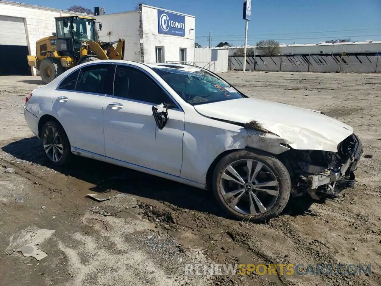 4 Фотография поврежденного автомобиля WDDWF8EB4LR527918 MERCEDES-BENZ C-CLASS 2020