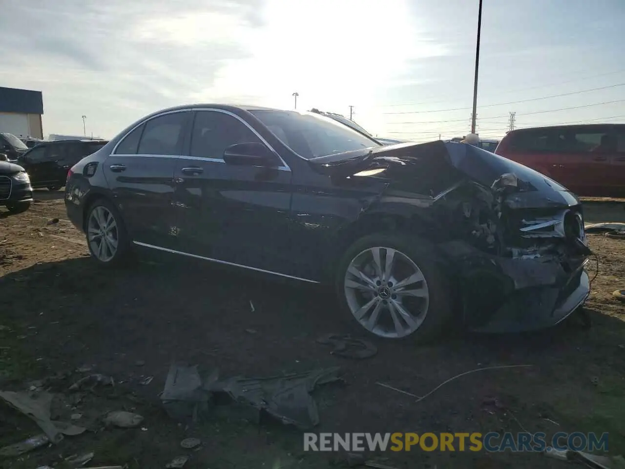 4 Photograph of a damaged car WDDWF8EB5LR531671 MERCEDES-BENZ C-CLASS 2020