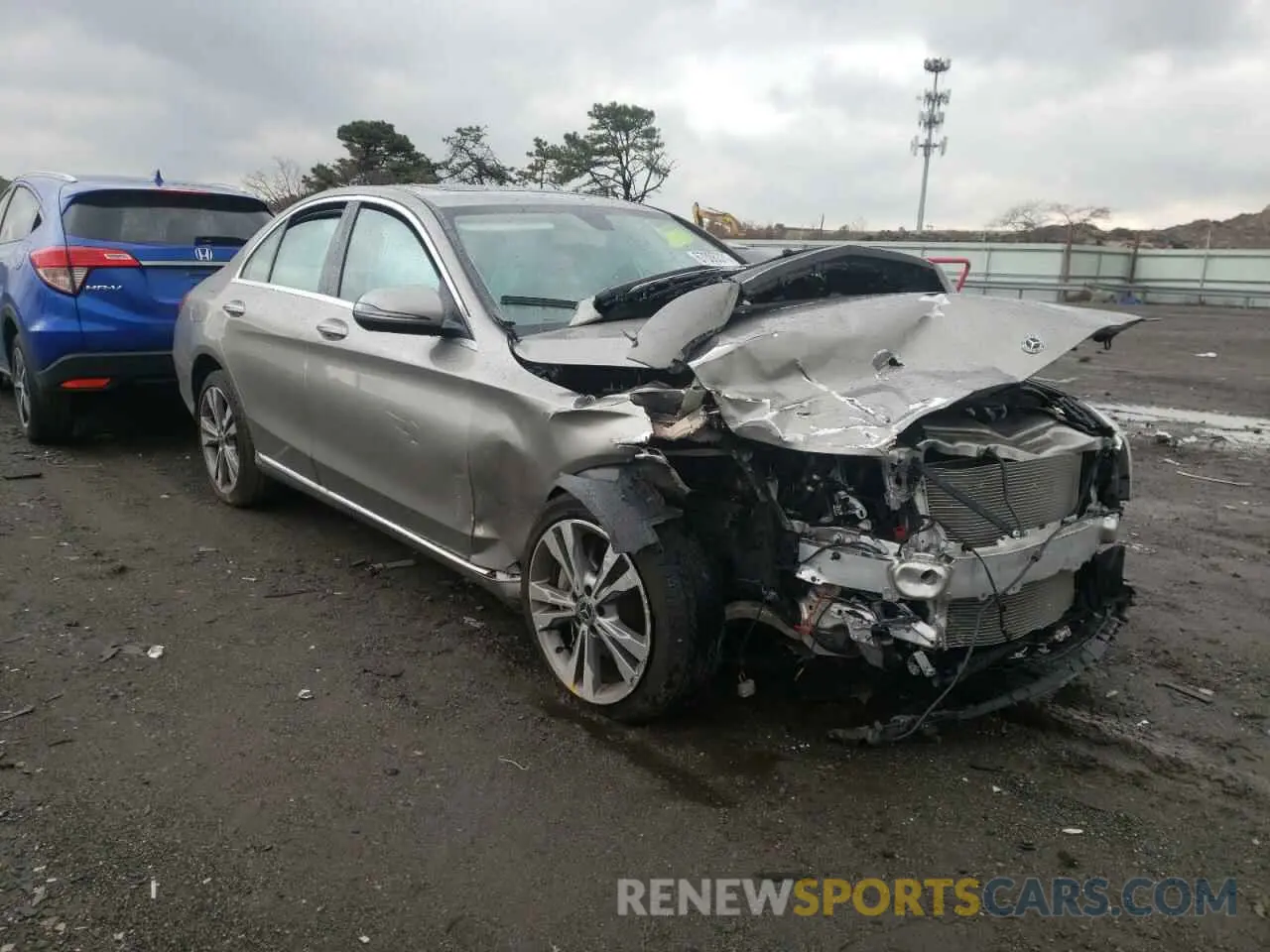 1 Photograph of a damaged car WDDWF8EB6LR537429 MERCEDES-BENZ C-CLASS 2020