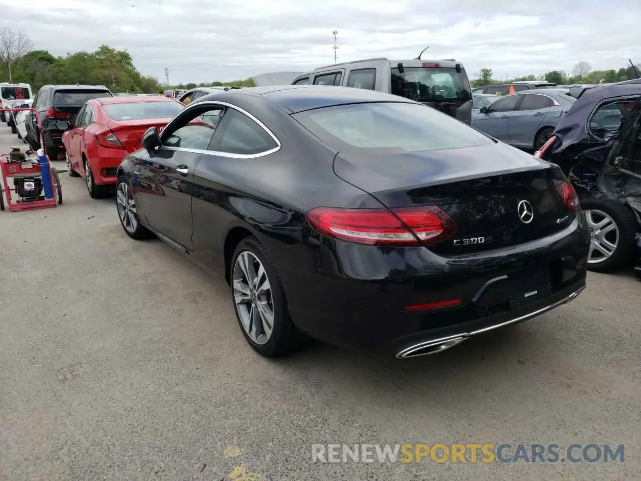 3 Photograph of a damaged car WDDWJ8EB6LF970894 MERCEDES-BENZ C-CLASS 2020
