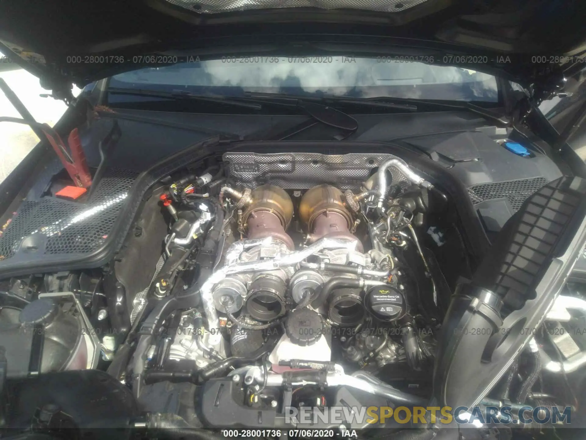 10 Photograph of a damaged car WDDWJ8HB6LF972687 MERCEDES-BENZ C-CLASS 2020