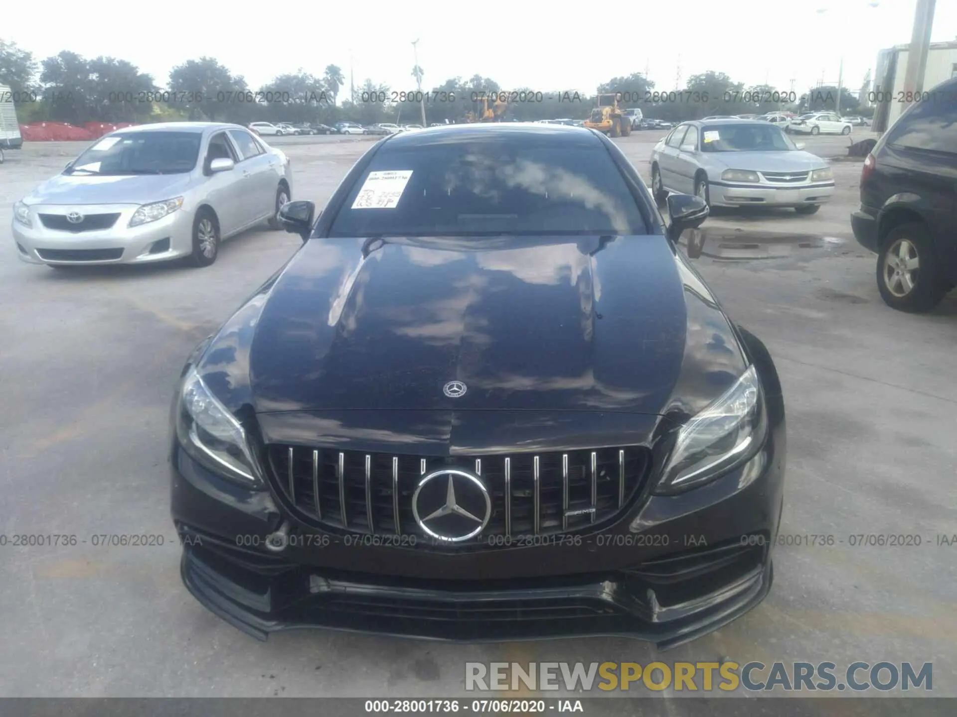 6 Photograph of a damaged car WDDWJ8HB6LF972687 MERCEDES-BENZ C-CLASS 2020