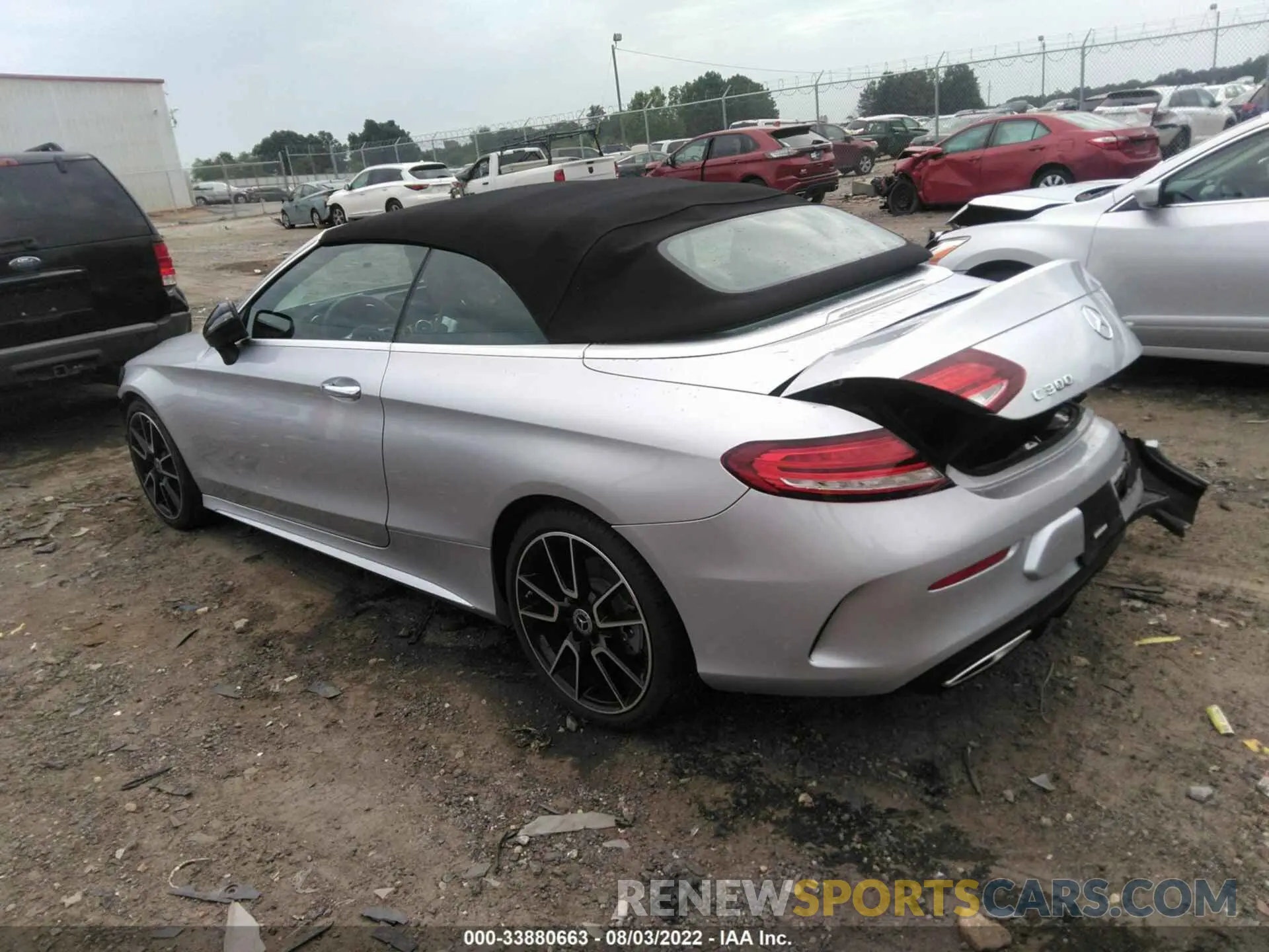 3 Photograph of a damaged car WDDWK8DB0LF957704 MERCEDES-BENZ C-CLASS 2020