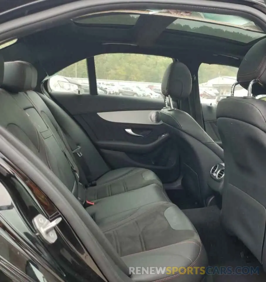 10 Photograph of a damaged car W1KWF6EB3MR605899 MERCEDES-BENZ C-CLASS 2021