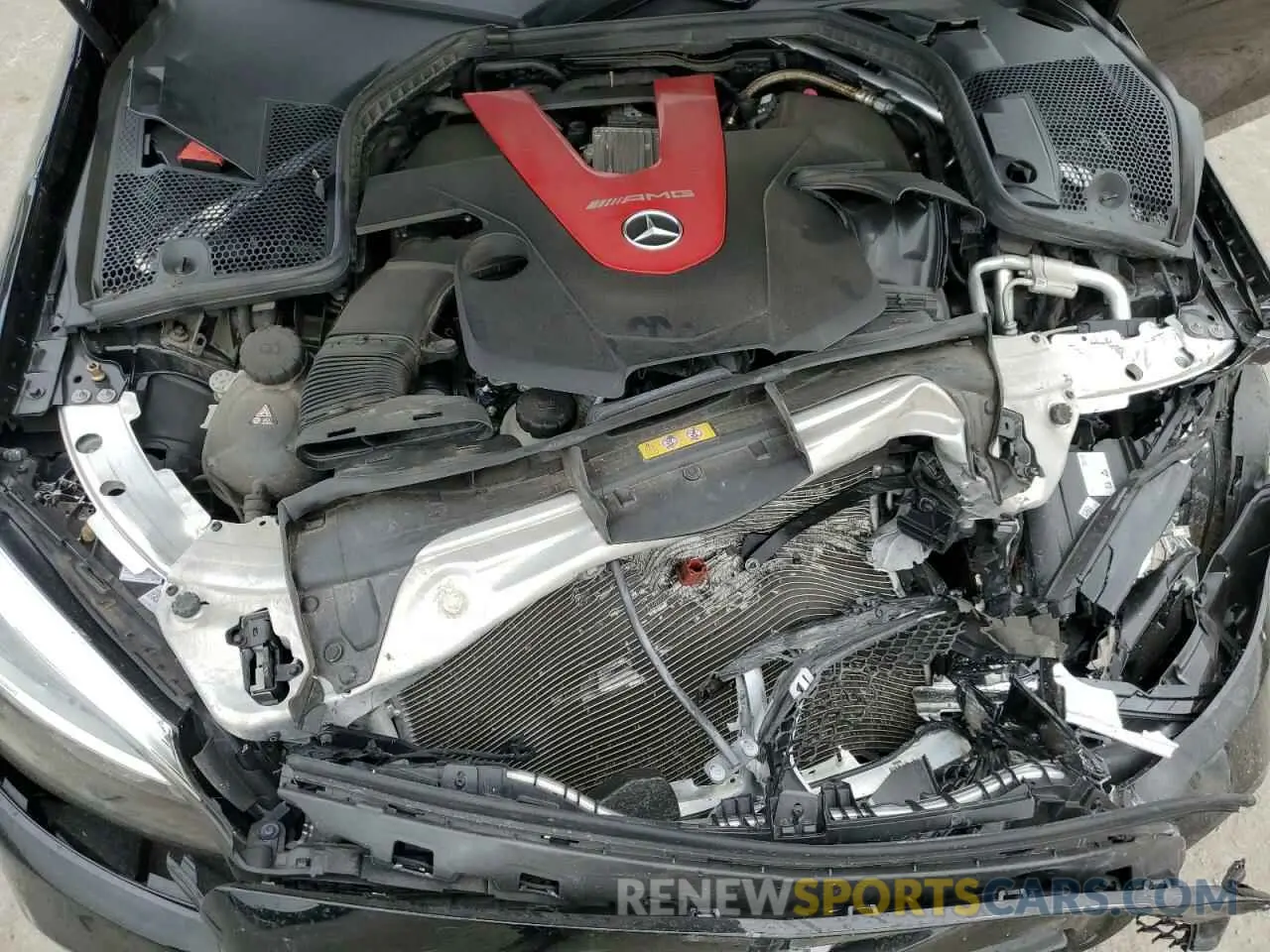 11 Photograph of a damaged car W1KWF6EB3MR605899 MERCEDES-BENZ C-CLASS 2021