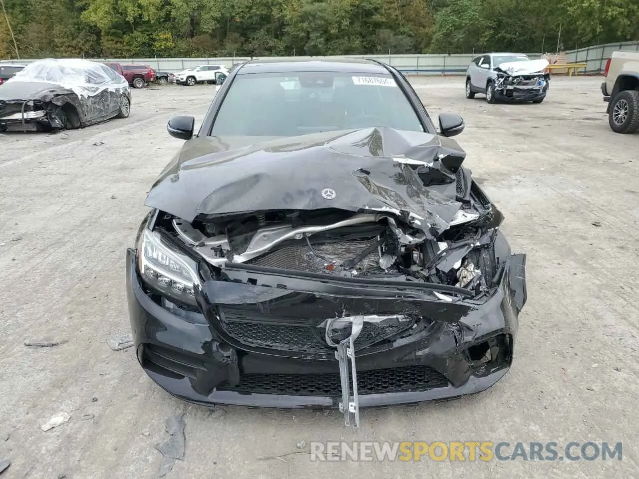 5 Photograph of a damaged car W1KWF6EB3MR605899 MERCEDES-BENZ C-CLASS 2021