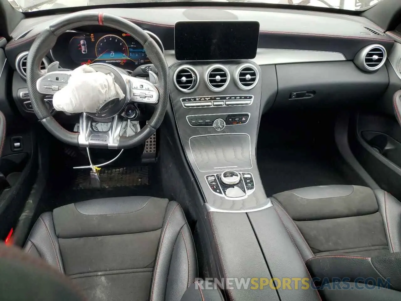 8 Photograph of a damaged car W1KWF6EB3MR605899 MERCEDES-BENZ C-CLASS 2021