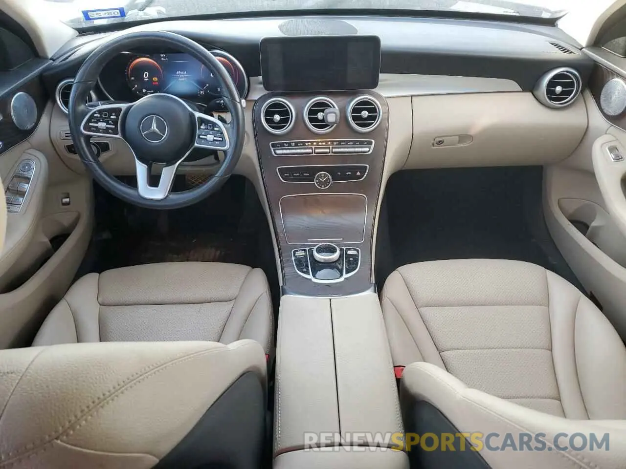 8 Фотография поврежденного автомобиля W1KWF8DB0MR619417 MERCEDES-BENZ C-CLASS 2021