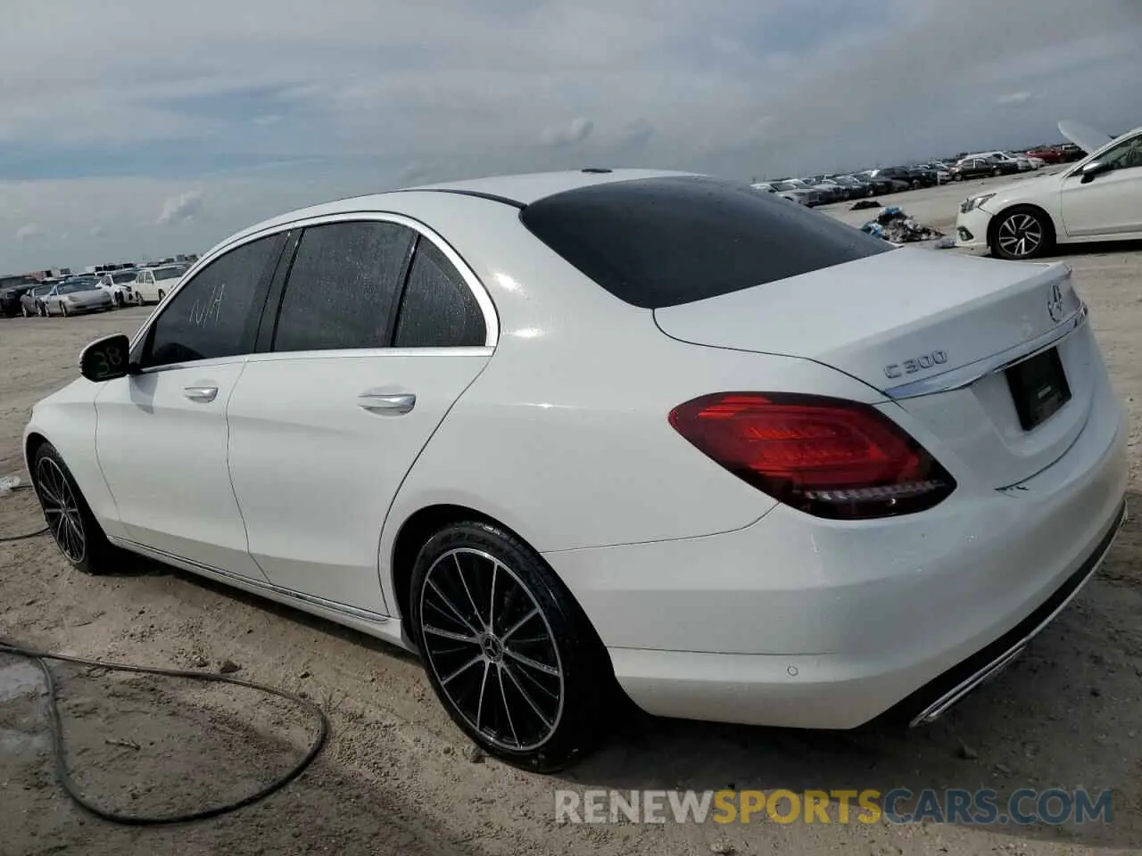 2 Photograph of a damaged car W1KWF8DB0MR638923 MERCEDES-BENZ C-CLASS 2021