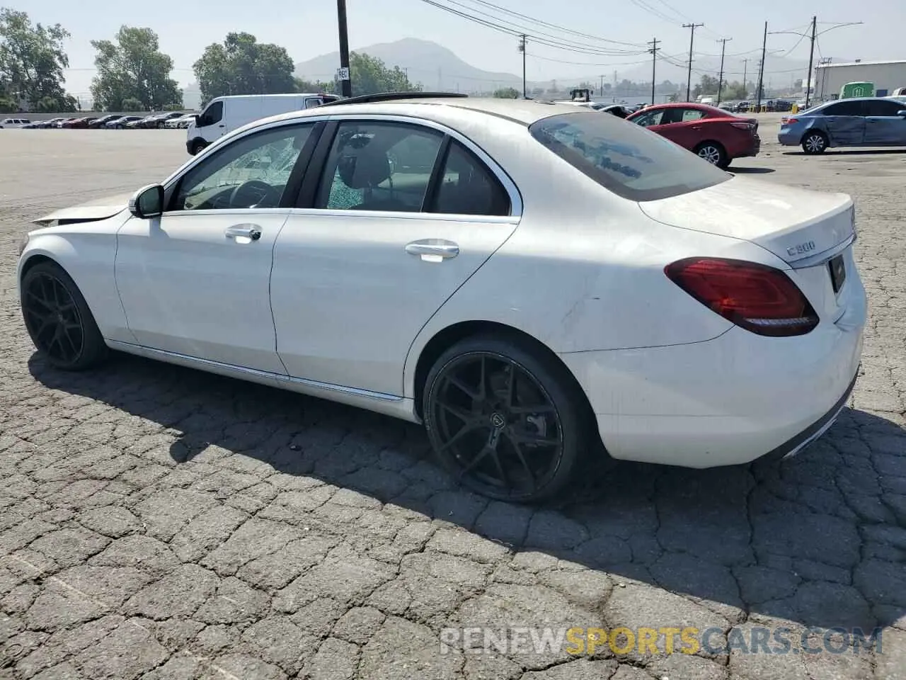 2 Фотография поврежденного автомобиля W1KWF8DB0MR645600 MERCEDES-BENZ C-CLASS 2021