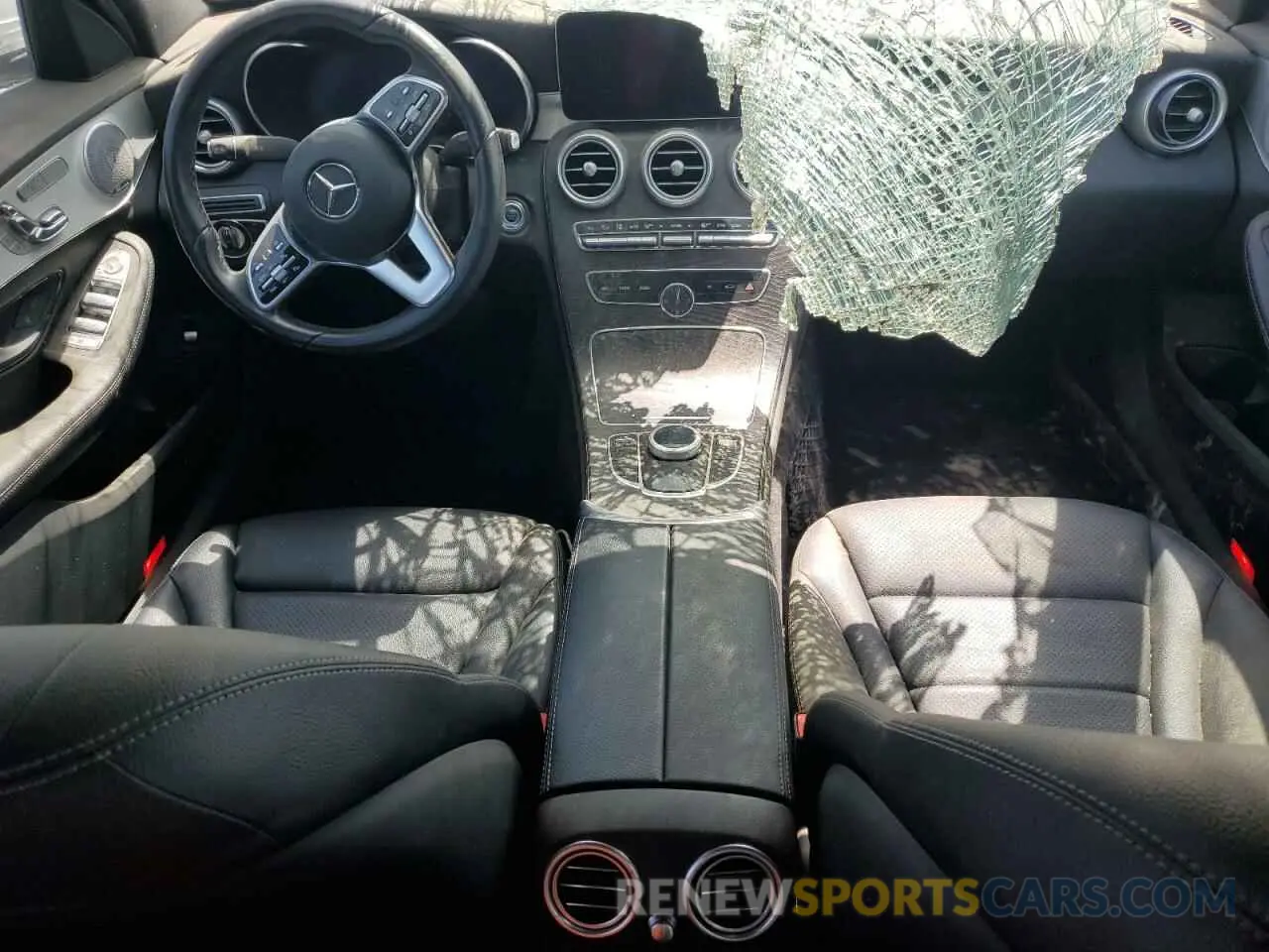 8 Фотография поврежденного автомобиля W1KWF8DB0MR645600 MERCEDES-BENZ C-CLASS 2021