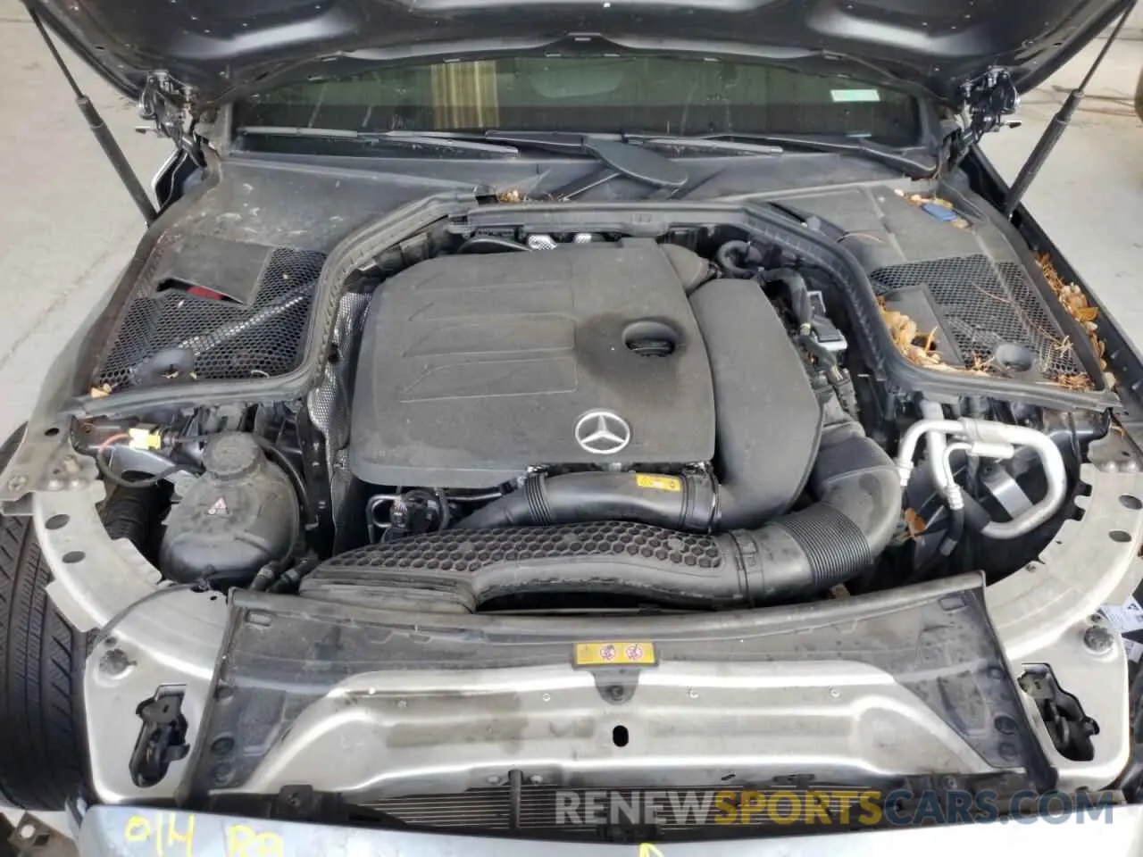 11 Фотография поврежденного автомобиля W1KWF8DB0MR652336 MERCEDES-BENZ C-CLASS 2021