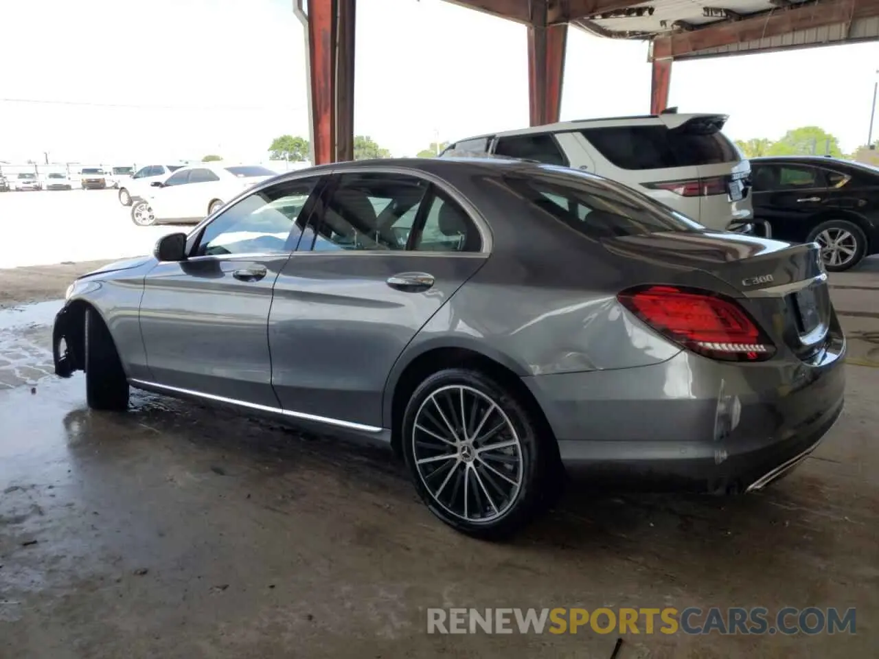 2 Фотография поврежденного автомобиля W1KWF8DB0MR652336 MERCEDES-BENZ C-CLASS 2021