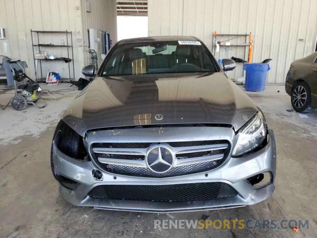 5 Фотография поврежденного автомобиля W1KWF8DB0MR652336 MERCEDES-BENZ C-CLASS 2021