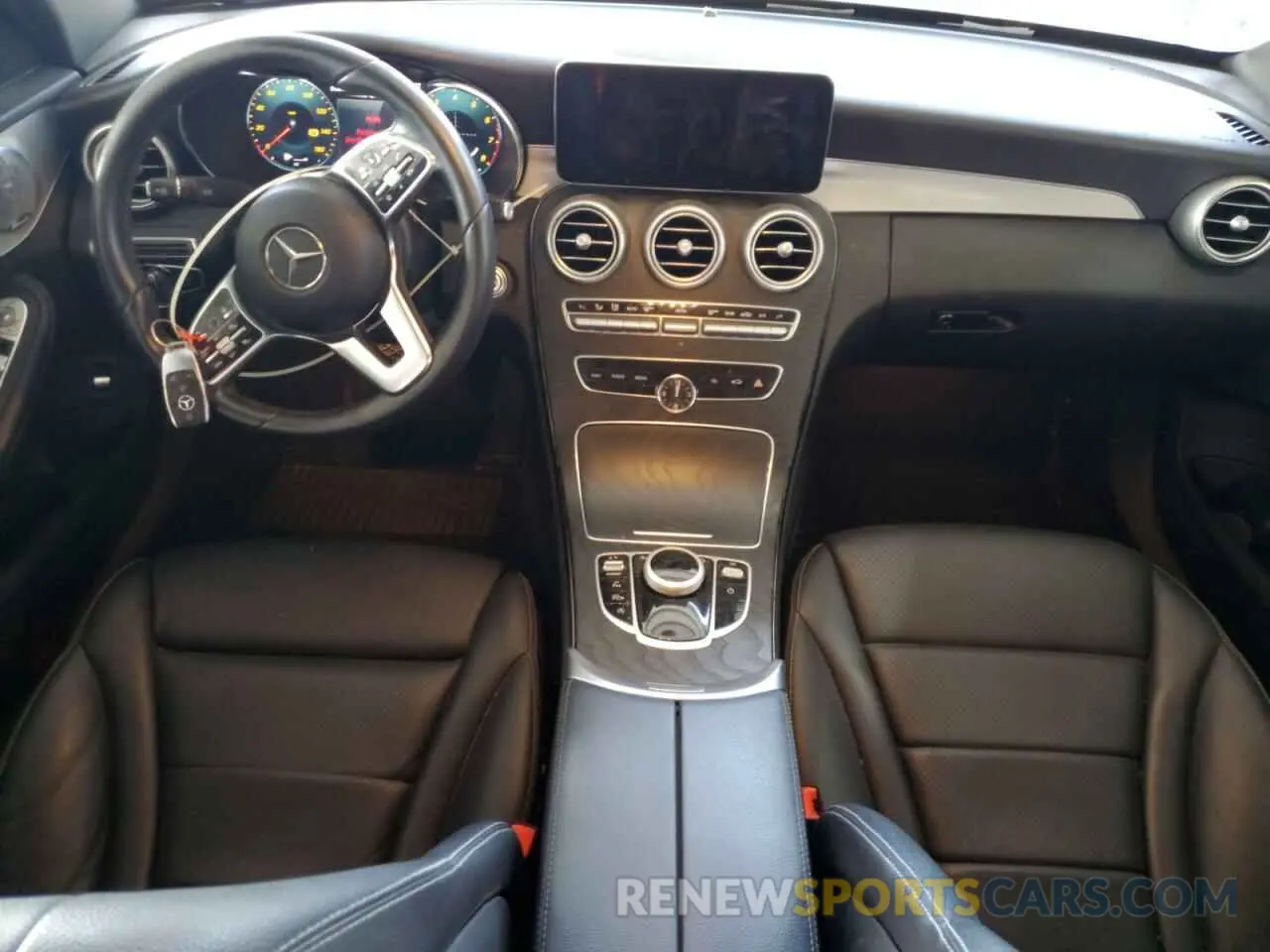8 Фотография поврежденного автомобиля W1KWF8DB0MR652336 MERCEDES-BENZ C-CLASS 2021