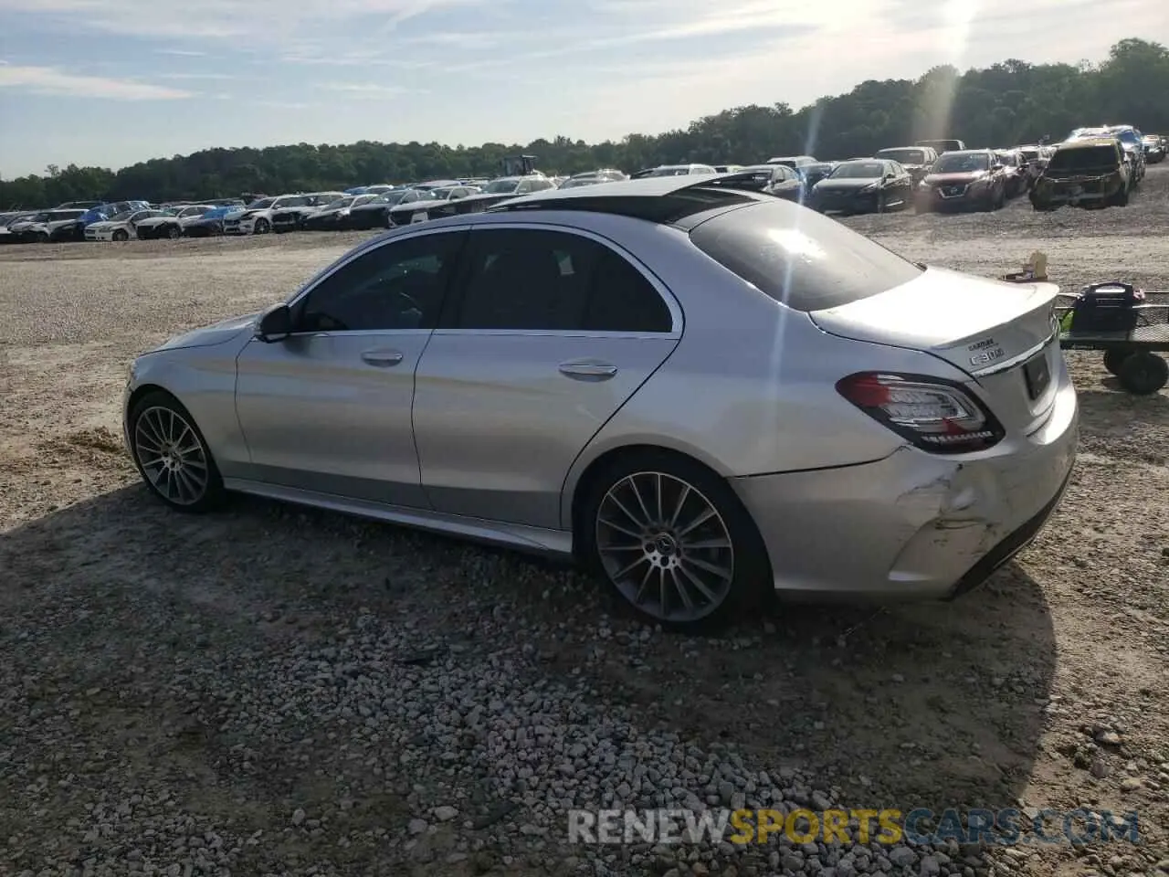 2 Photograph of a damaged car W1KWF8DB1MR604683 MERCEDES-BENZ C-CLASS 2021